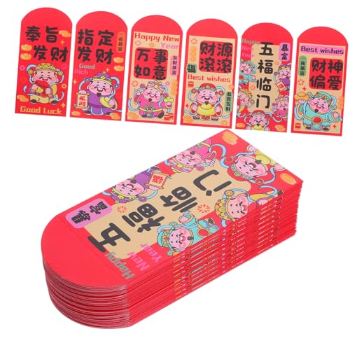 DOITOOL 72 Stück Rote Umschläge für das Frühlings fest chinesisches Hong-Bao roter Umschlag rotes paket des neuen mondjahres Frühlingsfest Hongbao Hong Bao roter Hongbao Papier DOITOOL 72 Stück Rote Umschläge für das Frühlings fest chinesisches Hong-Bao roter Umschlag rotes paket des neuen mondjahres Frühlingsfest Hongbao Hong Bao roter Hongbao Papier von DOITOOL