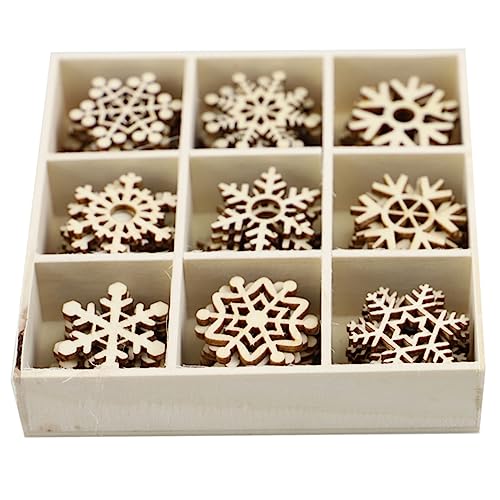 DOITOOL 72 Stück Teiliges Holzanhänger Schneeflocken in Fächern Glatte Oberfläche DIY Weihnachtsbaumschmuck Bemalbare Holzpendants für Adventsbasteln und Weihnachtsdeko DOITOOL 72 Stück Teiliges Holzanhänger Schneeflocken in Fächern Glatte Oberfläche DIY Weihnachtsbaumschmuck Bemalbare Holzpendants für Adventsbasteln und Weihnachtsdeko von DOITOOL