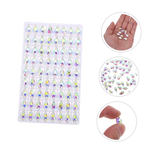 DOITOOL 72 Stück Teiliges Tropfenförmige Flatback Strasssteine mit Doppelloch zum Aufnähen Kleidung Schuhe Hüte und Taschen Diy Schmucksteine für Textilien und Dress Dekoration DOITOOL 72 Stück Teiliges Tropfenförmige Flatback Strasssteine mit Doppelloch zum Aufnähen Kleidung Schuhe Hüte und Taschen Diy Schmucksteine für Textilien und Dress Dekoration von DOITOOL