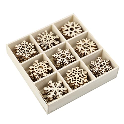 DOITOOL 72Stücke Teiliges Holz Chips DIY Weihnachtsdeko Schneeflocken Bastelbedarf für Bemalen Aufhängen an Türen Wänden und Bäumen für Kreative und Einfache DOITOOL 72Stücke Teiliges Holz Chips DIY Weihnachtsdeko Schneeflocken Bastelbedarf für Bemalen Aufhängen an Türen Wänden und Bäumen für Kreative und Einfache von DOITOOL