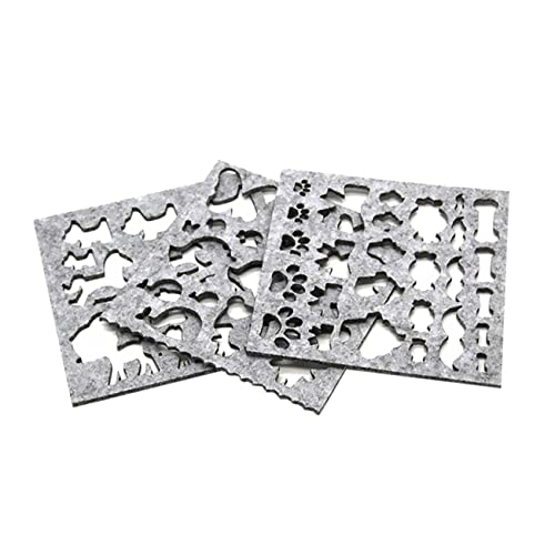DOITOOL 7Stücke Teiliges DIY Nadelfilz Stencil Applique Formen für Anfänger Vielseitig Einsetzbar Handwerksprojekten zum Erstellen von Tieren Schmuck und Wandbehang DOITOOL 7Stücke Teiliges DIY Nadelfilz Stencil Applique Formen für Anfänger Vielseitig Einsetzbar Handwerksprojekten zum Erstellen von Tieren Schmuck und Wandbehang von DOITOOL