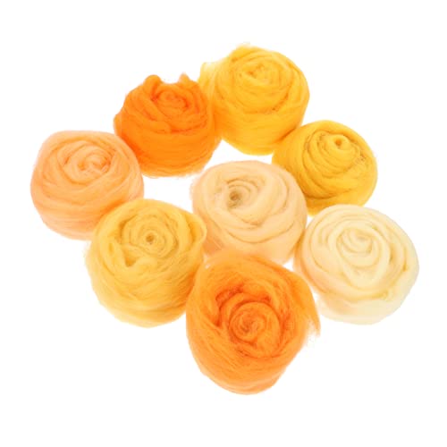 DOITOOL 8 Bausatz aus Wollfilz Nadelfilz-Kit wolle Farben mehrere farbig Zubehör für Filzwerkzeuge Filz DIY Ornamentmaterial Filzmaterial Nadelfilzen Handwerk Filzzubehör DOITOOL 8 Bausatz aus Wollfilz Nadelfilz-Kit wolle Farben mehrere farbig Zubehör für Filzwerkzeuge Filz DIY Ornamentmaterial Filzmaterial Nadelfilzen Handwerk Filzzubehör von DOITOOL