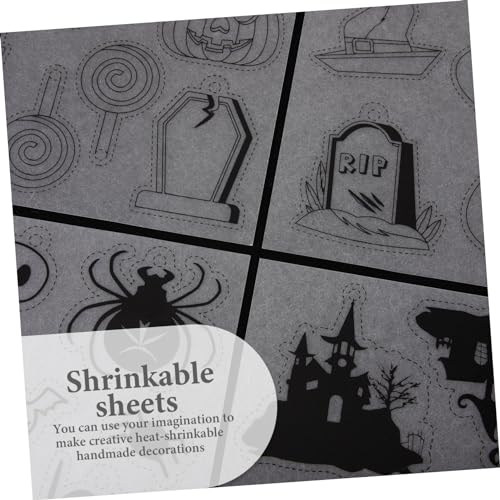DOITOOL 8 Blätter Teiliges Zuschneidbarer Langlebiger Heat Shrink Sheets für DIY Basteln Mattierte Schrumpffolie Vielseitige Handwerksmaterialien für Halloween und Schmuckherstellung DOITOOL 8 Blätter Teiliges Zuschneidbarer Langlebiger Heat Shrink Sheets für DIY Basteln Mattierte Schrumpffolie Vielseitige Handwerksmaterialien für Halloween und Schmuckherstellung von DOITOOL
