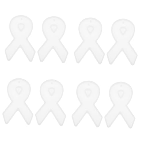 DOITOOL 8 Paare Silikon Ohranhänger Gießformen DIY Schmuck Silikonform Flexibel Wiederverwendbar Kinderfreundlich für Kreative Ohrring Herstellung und Bastelprojekte von DOITOOL