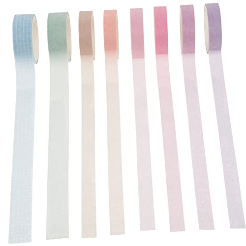 DOITOOL 8 Rollen Washi Tape Set Dekoratives Masking Tape Bunt für Scrapbooking und Journaling Klebeband für DIY Bastelprojekte und Kreative Designs von DOITOOL
