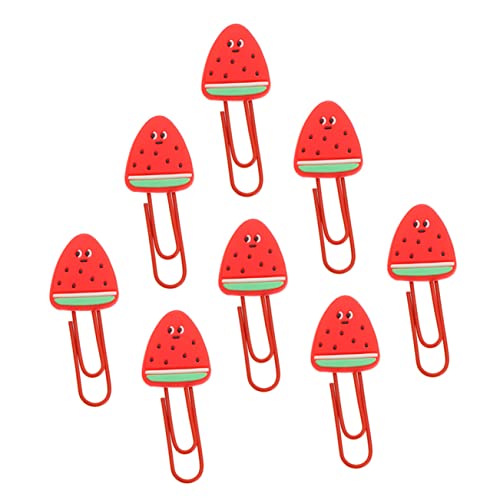 DOITOOL 8 Stück Büroklammer klein Clip zum Organisieren von Dokumenten dokumentieren sortiert Schule büroartikel büromaterial paper clip Dokumentclips lustige Papierclips weiches Gummi rot DOITOOL 8 Stück Büroklammer klein Clip zum Organisieren von Dokumenten dokumentieren sortiert Schule büroartikel büromaterial paper clip Dokumentclips lustige Papierclips weiches Gummi rot von DOITOOL