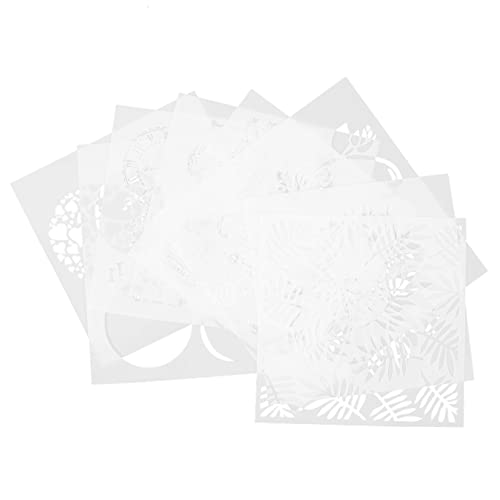 DOITOOL 8 Stück DIY hohle Malschablonen für langlebige, waschbare Kunstvorlagen für kreative Projekte, sicheres Haustiermaterial für Jungen zur Tafeldekoration und zum Basteln DOITOOL 8 Stück DIY hohle Malschablonen für langlebige, waschbare Kunstvorlagen für kreative Projekte, sicheres Haustiermaterial für Jungen zur Tafeldekoration und zum Basteln von DOITOOL