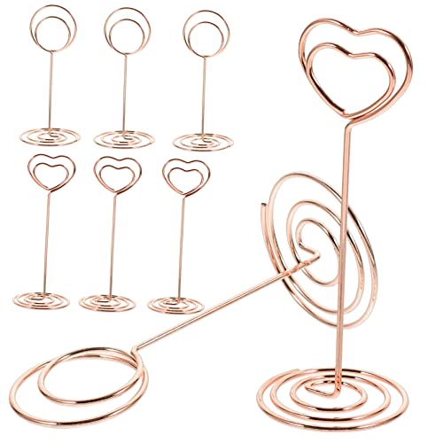 DOITOOL 8 Stück Desktop-notizhalter Ort Bildhalter Tischschildhalter Kartenhalter Platzieren Nennen Sie Kartenhalter Inhaber Schlank Bilderrahmen Memo-clip Aluminiumlegierung Rose Gold DOITOOL 8 Stück Desktop-notizhalter Ort Bildhalter Tischschildhalter Kartenhalter Platzieren Nennen Sie Kartenhalter Inhaber Schlank Bilderrahmen Memo-clip Aluminiumlegierung Rose Gold von DOITOOL