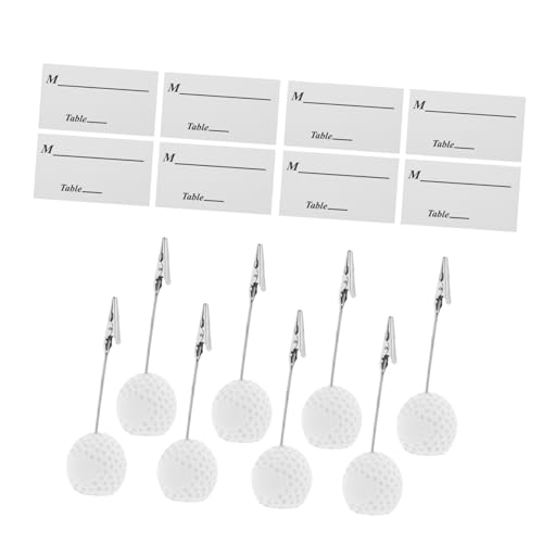 DOITOOL 8 Stück Golf-Visitenkartenhalter Menükartenhalter Bildhalter für Tische Kartenständer aus Papier Menü-Memo-Notizpapierhalter Memohalter für den Schreibtisch Metall Weiß DOITOOL 8 Stück Golf-Visitenkartenhalter Menükartenhalter Bildhalter für Tische Kartenständer aus Papier Menü-Memo-Notizpapierhalter Memohalter für den Schreibtisch Metall Weiß von DOITOOL