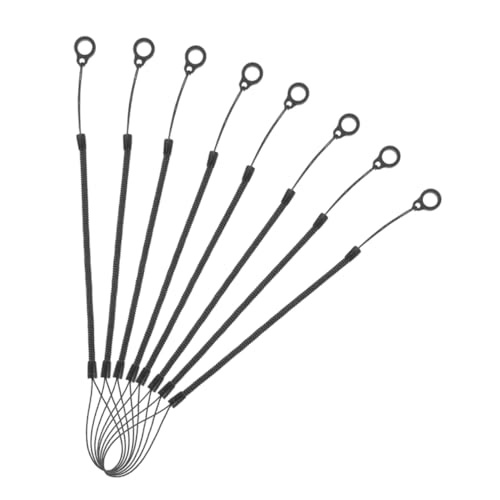 DOITOOL 8 Stück Handyriemen Kleine Technologie -Tether Stylus-Lanyard für Bemerkenswertes Lanyard-Kordel für den Eingabestift Lanyard zum Tauchen Tauch-Anti-Verlust-Seil Plastik Schwarz von DOITOOL