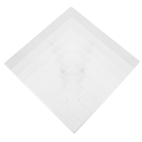 DOITOOL 8 Stück Inkjet-Vorlage wiederverwendbar Wand Kunst Schablonen Wände Sprühfarbenschablonen geformt Malschablonen große Sternschablonen zum Malen kleine Schablonen zum Malen pp Weiß DOITOOL 8 Stück Inkjet-Vorlage wiederverwendbar Wand Kunst Schablonen Wände Sprühfarbenschablonen geformt Malschablonen große Sternschablonen zum Malen kleine Schablonen zum Malen pp Weiß von DOITOOL
