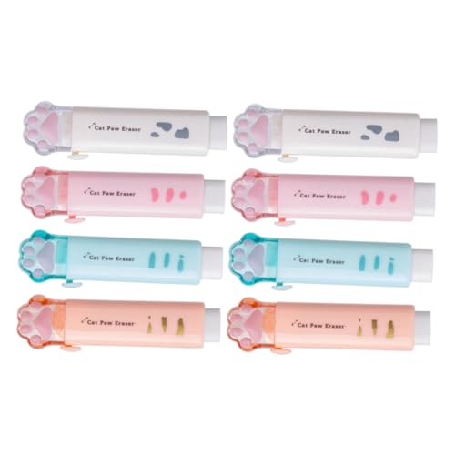 DOITOOL 8 Stück Katzenpfoten Radiergummis Rückziehbar und Kawaii Farbvielfalt für Schule Büro und Kreative Projekte Schulmaterialien DOITOOL 8 Stück Katzenpfoten Radiergummis Rückziehbar und Kawaii Farbvielfalt für Schule Büro und Kreative Projekte Schulmaterialien von DOITOOL