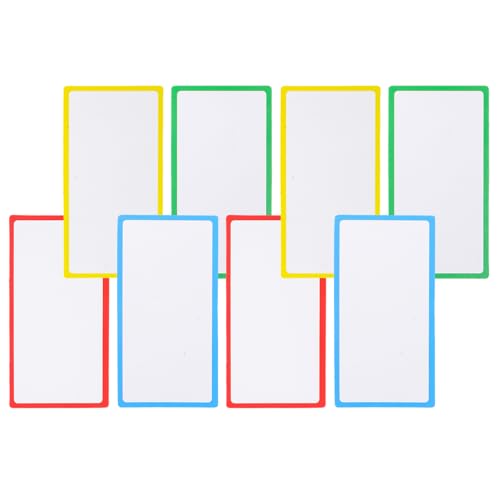 DOITOOL 8 Stück Löschbarer Name Post Etikett Für Trockenerlöser Klassenzimmer Etiketten Mit Trockener Löschung Kühlschrankmagnet Kühlschrank-memo-tags Stichworte Blau Groß Weich Magnetisch von DOITOOL