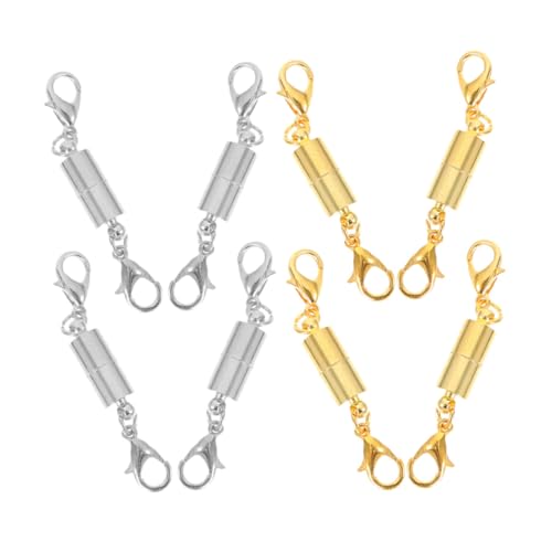 DOITOOL 8 Stück Magnetschnalle Armbänder Gold Verschlüsse zum basteln Schließungen armband bastelset schmuckherstellung Schmuck Halskette Schnalle Magnetverschluss-Anschlüsse Legierung DOITOOL 8 Stück Magnetschnalle Armbänder Gold Verschlüsse zum basteln Schließungen armband bastelset schmuckherstellung Schmuck Halskette Schnalle Magnetverschluss-Anschlüsse Legierung von DOITOOL