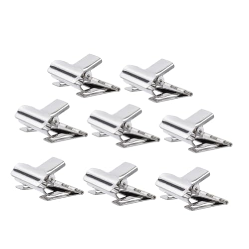 DOITOOL 8 Stück Preisschild-clip Anzeige Markt Gruß Clips Mehrere Für Zeichenklemme Klein Geformt Einzelhandel Preiskartenhalter Aus Eisen Preiskarteninhaber Metall Silver von DOITOOL