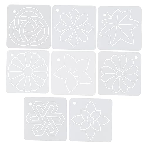 DOITOOL 8 Stück Quilten Zeichenbrett Zusammensetzen Quiltkreisvorlage Stich Material Stoff Schablone Zubehör Nähen Quilt-vorlage Blume Weg Patchwork Decke Flecken Plastik DOITOOL 8 Stück Quilten Zeichenbrett Zusammensetzen Quiltkreisvorlage Stich Material Stoff Schablone Zubehör Nähen Quilt-vorlage Blume Weg Patchwork Decke Flecken Plastik von DOITOOL