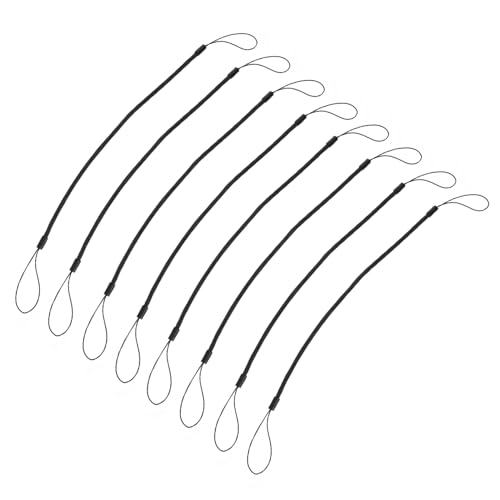 DOITOOL 8 Stück Stift Lanyards Verlust Federseil für Touchscreen Stifte Robuste Halteschnur für Handys für Schule und Schwarz DOITOOL 8 Stück Stift Lanyards Verlust Federseil für Touchscreen Stifte Robuste Halteschnur für Handys für Schule und Schwarz von DOITOOL