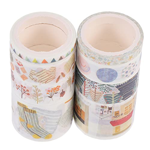 DOITOOL 8 Stück Taschenklebeband Vintage Scrapbooking Zubehör Mini Journaling Aufkleber Ästhetischer Planer Für Klebebänder Pastell Journal Zubehör Süße Dekoration DIY Zubehör DOITOOL 8 Stück Taschenklebeband Vintage Scrapbooking Zubehör Mini Journaling Aufkleber Ästhetischer Planer Für Klebebänder Pastell Journal Zubehör Süße Dekoration DIY Zubehör von DOITOOL