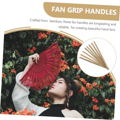 DOITOOL 8 Stück Teiliges Bambus Fächergriffe Polierte Glatte Oberfläche für Komfortablen Halt Langlebiges Naturmaterial Elegantes Design für Handgefertigte Chinesische Fächer und DIY DOITOOL 8 Stück Teiliges Bambus Fächergriffe Polierte Glatte Oberfläche für Komfortablen Halt Langlebiges Naturmaterial Elegantes Design für Handgefertigte Chinesische Fächer und DIY von DOITOOL