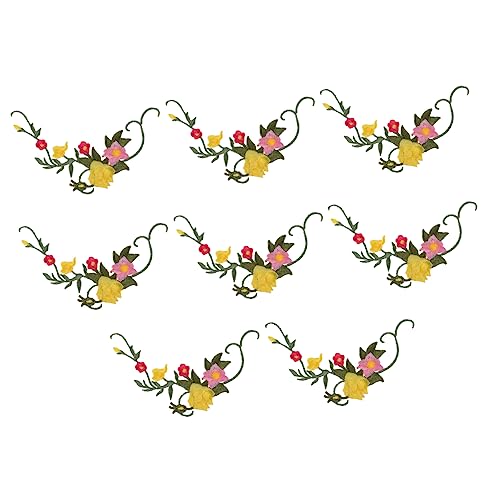DOITOOL 8 Stück Teiliges Blumen Stickerei Applikationen zum Aufbügeln für Kleidung Taschen Kleider für Diy Projekte Langlebig und Vielseitig Einsetzbar DOITOOL 8 Stück Teiliges Blumen Stickerei Applikationen zum Aufbügeln für Kleidung Taschen Kleider für Diy Projekte Langlebig und Vielseitig Einsetzbar von DOITOOL