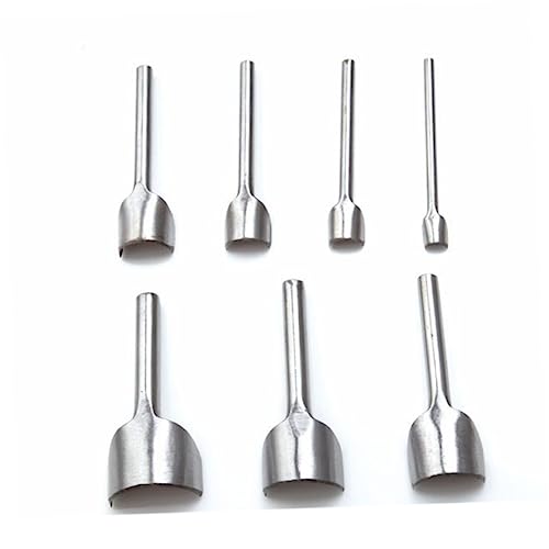 DOITOOL 8 Stück Teiliges Lederhandwerk Set Halbrund Punch Werkzeug für Diy Nähen Leder Canvas Polster Reparatur Zubehör für Handarbeit und Lederbastelprojekte DOITOOL 8 Stück Teiliges Lederhandwerk Set Halbrund Punch Werkzeug für Diy Nähen Leder Canvas Polster Reparatur Zubehör für Handarbeit und Lederbastelprojekte von DOITOOL