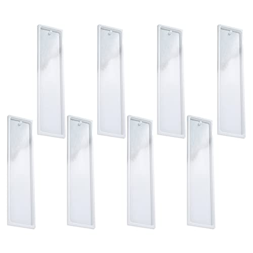 DOITOOL 8 Stück Teiliges Silikon Lesezeichen Form für DIY Projekte Gießwerkzeug zur Herstellung von Handgemachten Lesezeichen Epoxidharz Langlebig und Einfach zu Verwenden von DOITOOL