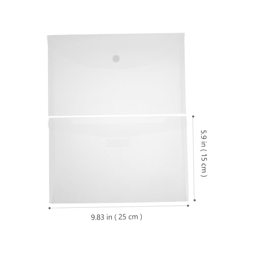 DOITOOL 8 Stück Teiliges Transparentes Dokumententaschen Druckknopf Wasserfeste Aufbewahrungstaschen für Quittungen Rechnungen Vielseitiger Ordner für Büro und Schule DOITOOL 8 Stück Teiliges Transparentes Dokumententaschen Druckknopf Wasserfeste Aufbewahrungstaschen für Quittungen Rechnungen Vielseitiger Ordner für Büro und Schule von DOITOOL