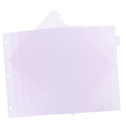 DOITOOL 8 Stück Teiliges Trennblätter für Ringordner Abnehmbare Notizbuch Trennblätter mit Praktischen Tabs für Effektives Organisieren von Notizen Dokumenten und Planern von DOITOOL