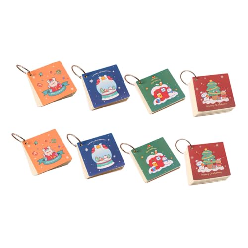 DOITOOL 8 Stück Teiliges Weihnachts Notizbuch Abnehmbar Pocketformat Bunte Notizblöcke mit Metallring Praktische Planer für Schüler und Büro Papiermaterial mit Festem Schutzumschlag DOITOOL 8 Stück Teiliges Weihnachts Notizbuch Abnehmbar Pocketformat Bunte Notizblöcke mit Metallring Praktische Planer für Schüler und Büro Papiermaterial mit Festem Schutzumschlag von DOITOOL