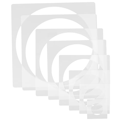 DOITOOL 8 Stück Teiliges Wiederverwendbarer Zeichenschablonen Pet Material für Bastelprojekte und Malarbeiten für Jugendliche und Anfänger Einfach zu Reinigen und Sicher der Anwendung DOITOOL 8 Stück Teiliges Wiederverwendbarer Zeichenschablonen Pet Material für Bastelprojekte und Malarbeiten für Jugendliche und Anfänger Einfach zu Reinigen und Sicher der Anwendung von DOITOOL
