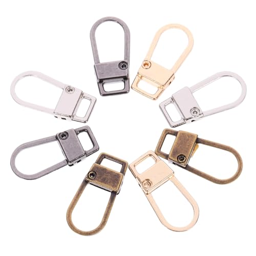DOITOOL 8 Stück Teiliges Zipper Pulls Reißverschluss Reparatur für Taschen Kleidung und Gepäck Einfache Installation Robustes Design für DIY Projekte Vintage Schwarz Gold DOITOOL 8 Stück Teiliges Zipper Pulls Reißverschluss Reparatur für Taschen Kleidung und Gepäck Einfache Installation Robustes Design für DIY Projekte Vintage Schwarz Gold von DOITOOL