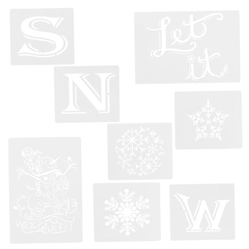 DOITOOL 8 Stück Weihnachts-diy-tool Weihnachtsfeier Gefallen Malerei Malschablonen Weihnachtsschablonen Weihnachts-diy-vorlage Jumbo Fenster Weihnachtsdekoration Plastik DOITOOL 8 Stück Weihnachts-diy-tool Weihnachtsfeier Gefallen Malerei Malschablonen Weihnachtsschablonen Weihnachts-diy-vorlage Jumbo Fenster Weihnachtsdekoration Plastik von DOITOOL