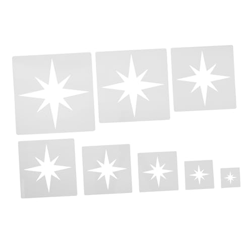 DOITOOL 8 Stück Wiederverwendbare Malvorlagen für und Kreative Diy Projekte für Bastelarbeiten und Heimdekoration von DOITOOL
