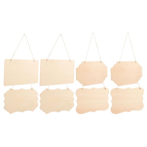 DOITOOL 8 Stück dekoratives Hängeetikett aus Holz Willkommen Leerzeichen mit Zu Planke Form unfertiges leeres Zeichen hängende Holztafel hängendes Holzschild leer Plakette Buchsbaum Beige DOITOOL 8 Stück dekoratives Hängeetikett aus Holz Willkommen Leerzeichen mit Zu Planke Form unfertiges leeres Zeichen hängende Holztafel hängendes Holzschild leer Plakette Buchsbaum Beige von DOITOOL