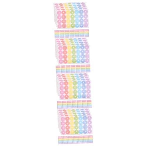 DOITOOL 80 Blatt Lochverstärkungsaufkleber für Lose Selbstklebende Schutzetiketten für Papierlöcher Reparieren und Stärken von Löchern Dokumenten Geeignet für Büro Schule und Zuhause von DOITOOL