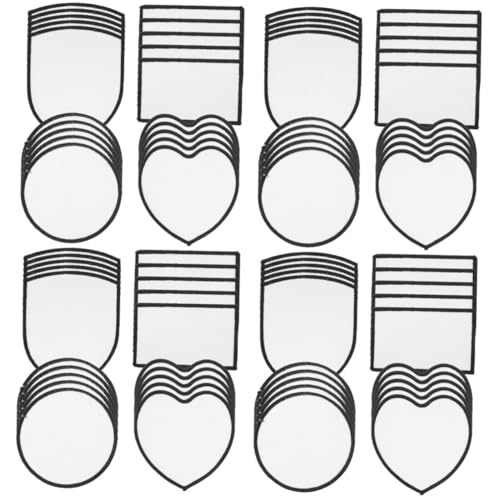 DOITOOL 80 Stck. Teiliges Bügelbild Weiße Blanko DIY Patches mit Stark Haftendem Hotmelt Rücken zum Aufbügeln Kleidung Jeans Taschen Vielseitig für Reparatur und Gestaltung DOITOOL 80 Stck. Teiliges Bügelbild Weiße Blanko DIY Patches mit Stark Haftendem Hotmelt Rücken zum Aufbügeln Kleidung Jeans Taschen Vielseitig für Reparatur und Gestaltung von DOITOOL