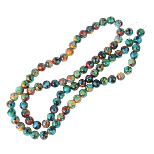 DOITOOL 80 Stück Glasperlen Farben Rissperlen für DIY Schmuck für Armbänder und Bastelaccessoires für Schmuckliebhaber DOITOOL 80 Stück Glasperlen Farben Rissperlen für DIY Schmuck für Armbänder und Bastelaccessoires für Schmuckliebhaber von DOITOOL