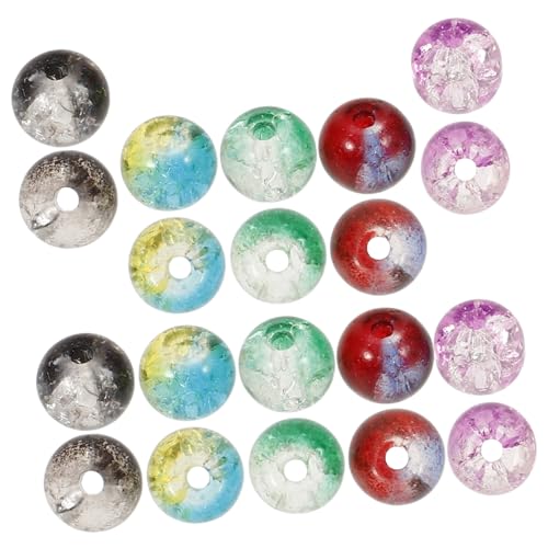 DOITOOL 80 Stück Glasperlen Farben Strukturierte Perlen für Diy Armbänder und Bastelmaterialien für Schmuckherstellung und Accessoires DOITOOL 80 Stück Glasperlen Farben Strukturierte Perlen für Diy Armbänder und Bastelmaterialien für Schmuckherstellung und Accessoires von DOITOOL