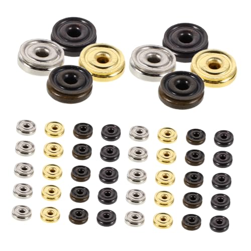 DOITOOL 80 Stück Metall Druckknöpfe Handnähbare Snap Buttons für Unsichtbare Verschlüsse Schwarz Silber Antikgrün und Gold für Diy Projekte und Bekleidung DOITOOL 80 Stück Metall Druckknöpfe Handnähbare Snap Buttons für Unsichtbare Verschlüsse Schwarz Silber Antikgrün und Gold für Diy Projekte und Bekleidung von DOITOOL