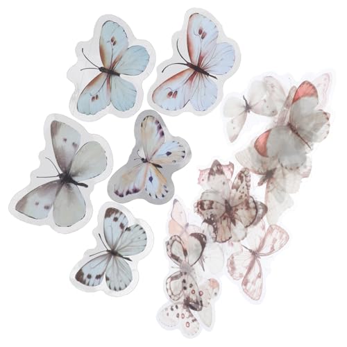 DOITOOL 80 Stück Schmetterlings Aufkleber Transparente Diy Scrapbooking Sticker für Fotoalben Tagebücher und Bastelprojekte Selbstklebend für Dekorationen DOITOOL 80 Stück Schmetterlings Aufkleber Transparente Diy Scrapbooking Sticker für Fotoalben Tagebücher und Bastelprojekte Selbstklebend für Dekorationen von DOITOOL