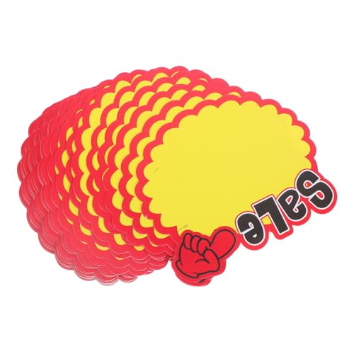 DOITOOL 80 Stück Teiliges Preisschilder aus Stabilem Papier Aufmerksamkeitsstarke Verkaufsetiketten für Supermärkte und Einzelhandelsgeschäfte Vielseitig Einsetzbar für Verkaufsaktionen von DOITOOL