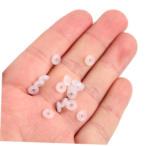 DOITOOL 80 Stück Teiliges Transparente Gummiringe als Charm Stopper für Snake Chain Armbänder Kompatibel mit Chamilia und Weiteren Add Bead Schmuckarmbändern von DOITOOL