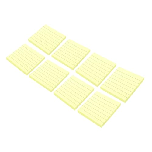 DOITOOL 800 Blatt Gelbe Haftnotizen Liniert Selbstklebend Stark Haftend Für Büro Schule Zuhause Praktische Notizzettel Klebezettel Pads DOITOOL 800 Blatt Gelbe Haftnotizen Liniert Selbstklebend Stark Haftend Für Büro Schule Zuhause Praktische Notizzettel Klebezettel Pads von DOITOOL