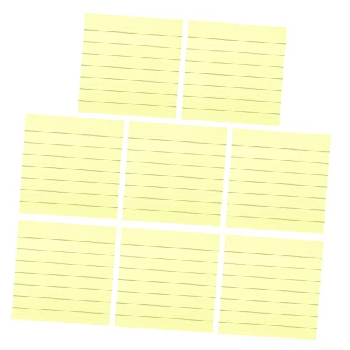 DOITOOL 800 Blatt Selbstklebende Haftnotizen Gelb Liniert Leicht und Tragbar für Bürobedarf Notizen To Do Listen und Erinnerungen Praktisch für Schüler und Lehrer von DOITOOL
