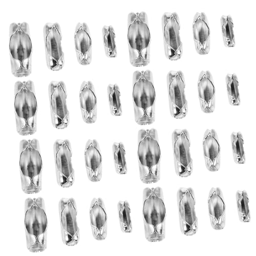 DOITOOL 800 Stück Perlenverbindungsstücke Perlenkugelkettenclip Zugkettenverschlüsse Schmuckherstellungsverschlüsse Perlenverbinder Zugkettenverbinder Armbandverbinder Verschluss DOITOOL 800 Stück Perlenverbindungsstücke Perlenkugelkettenclip Zugkettenverschlüsse Schmuckherstellungsverschlüsse Perlenverbinder Zugkettenverbinder Armbandverbinder Verschluss von DOITOOL