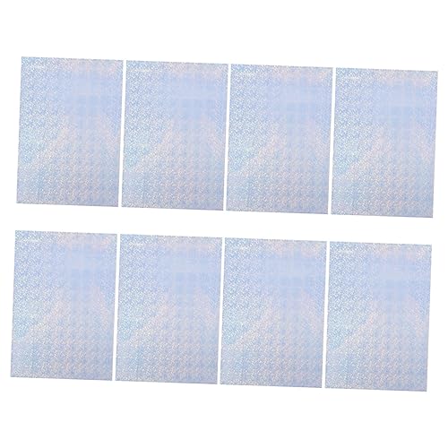 DOITOOL 8Stücke Fotopapier Wasserdichtes Selbstklebendes Druckerpapier Farbenfrohe Druckoberfläche für Tintenstrahldrucker für Kreative Bastelprojekte von DOITOOL