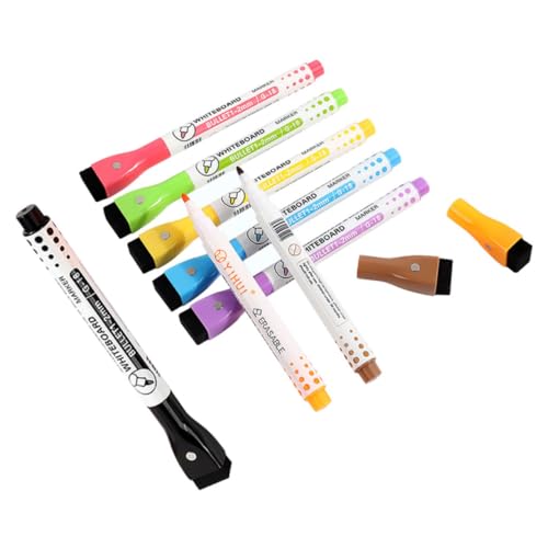 DOITOOL 8Stücke Magnetische Whiteboard Marker Abwischbare Stifte Für Schule Büro Und Zuhause Leuchtende Langlebig Sicher Für Kreative Projekte Und Präsentationen von DOITOOL