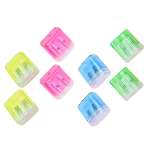 DOITOOL 8Stücke Manuelle Bleistiftspitzer Handgehaltene Bleistiftanspitzer Verschiedenen Für Schule Büro Und Künstlerbedarf Doppelspitze Transparent DOITOOL 8Stücke Manuelle Bleistiftspitzer Handgehaltene Bleistiftanspitzer Verschiedenen Für Schule Büro Und Künstlerbedarf Doppelspitze Transparent von DOITOOL