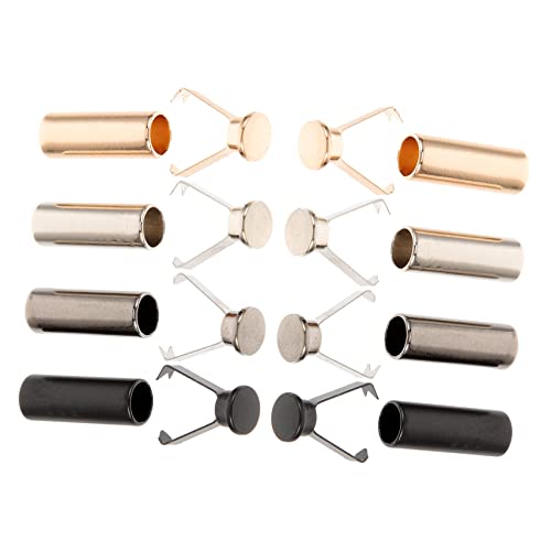 DOITOOL 8Stücke Metall Schnürsenkelspitzen für Schnürsenkel Kabelendköpfe in Gold Metal Silber und Schwarz für DIY Projekte Reparatur von Schnürsenkeln DOITOOL 8Stücke Metall Schnürsenkelspitzen für Schnürsenkel Kabelendköpfe in Gold Metal Silber und Schwarz für DIY Projekte Reparatur von Schnürsenkeln von DOITOOL