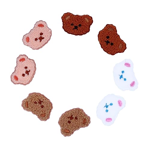 DOITOOL 8Stücke Teiliges Cartoon DIY Patches Gestickte Applikationen für Kleidung Taschen Hüte Niedliche Bärenmotive Verschiedenen Farben für Nähprojekte DOITOOL 8Stücke Teiliges Cartoon DIY Patches Gestickte Applikationen für Kleidung Taschen Hüte Niedliche Bärenmotive Verschiedenen Farben für Nähprojekte von DOITOOL